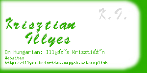 krisztian illyes business card